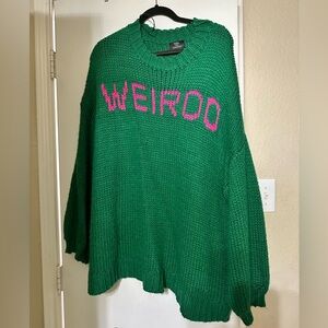 Oversized weirdo sweater from dressed in lala